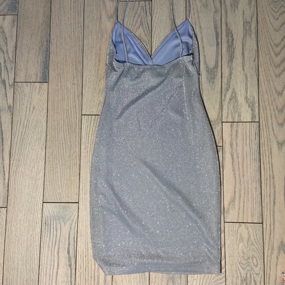 Periwinkle glitter dress - Picture 2 of 3
